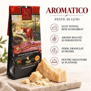 Pachet Parmigiano Reggiano D.O.P. Vacche Rosse, Evoluzione 24 + 30 luni, 2 × 500 g - Img 4