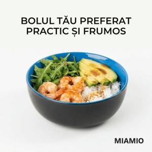 Set 6 Boluri ceramice, Le Papillon, Albastru, Ø15cm, 500 ml - Img 3