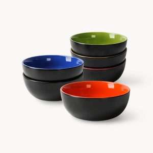 Set 6 Boluri ceramice, Le Papillon, Multicolor, Ø15cm, 500 ml - Img 9