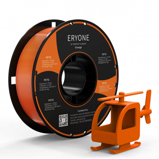 Filament ERYONE PETG Orange-1Kg