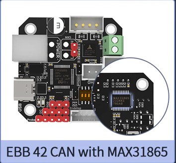 Placa toolboard EBB42 cu CAN cu MAX31865 pentru Nema 17