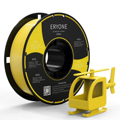 Filament ERYONE PETG Yellow-1Kg