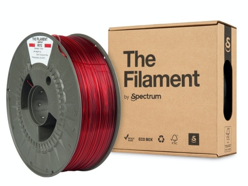 Filament The Filament PETG Transparent Red 1kg