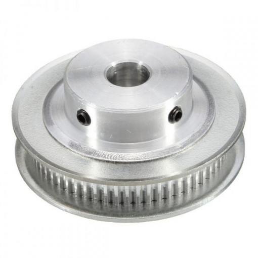 Fulie dintata 60 dinti pentru curea GT2 6mm ax 10mm