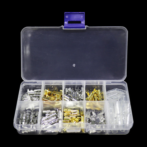 Set conectori metalici mama-tata 150 bucati
