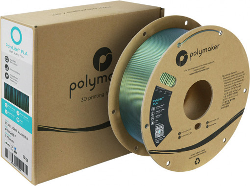 Filament POLYMAKER PolyLite PLA STARLIGHT Aurora 1Kg
