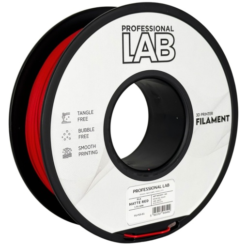 Filament Profesional Lab PLA Matte Red 1kg