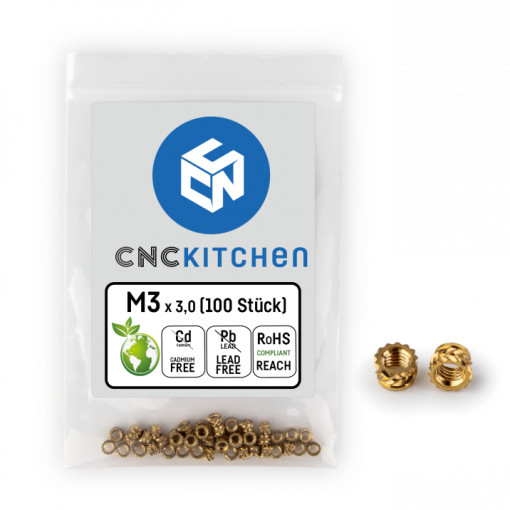 Piulite inserabile- M3 short-pachet 10 bucati