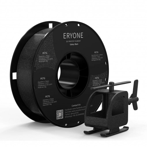 Filament ERYONE PETG Galaxy Black-1Kg