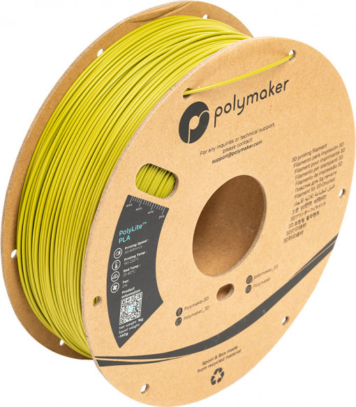 Filament POLYMAKER PolyLite PLA Olive Green 1Kg