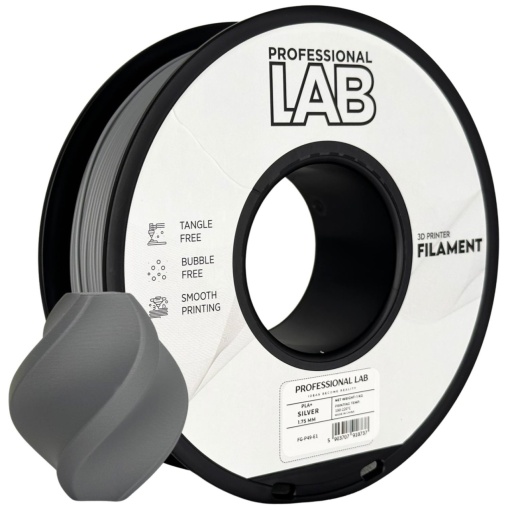 Filament Profesional Lab PLA+ Silver 1kg