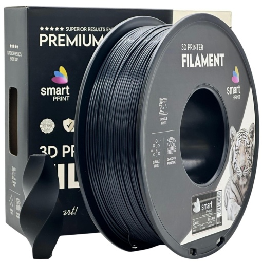 Filament Smart Print Silk PLA Black 1kg