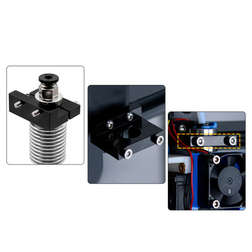 Adaptor pentru montare hotend e3d la seria ender