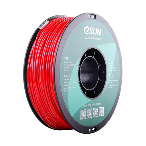 Filament eSUN ABS+ Fire Engine Red