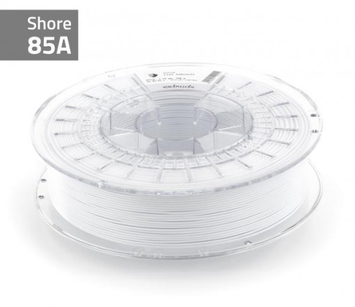 Filament EXTRUDR Flex Semisoft White-0.75Kg 1.75mm