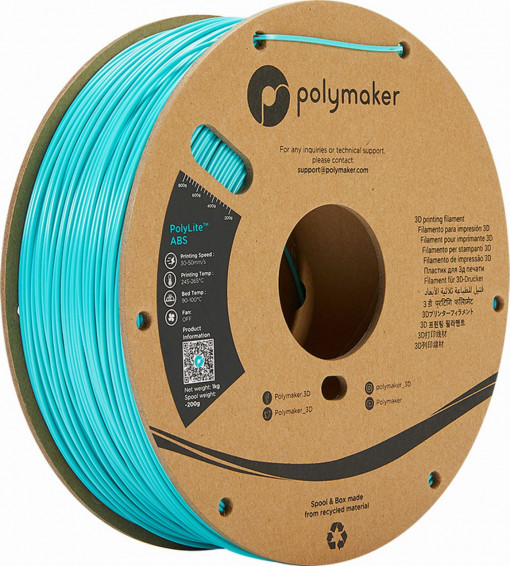 Filament PolyMaker PolyLite ABS Teal 1kg