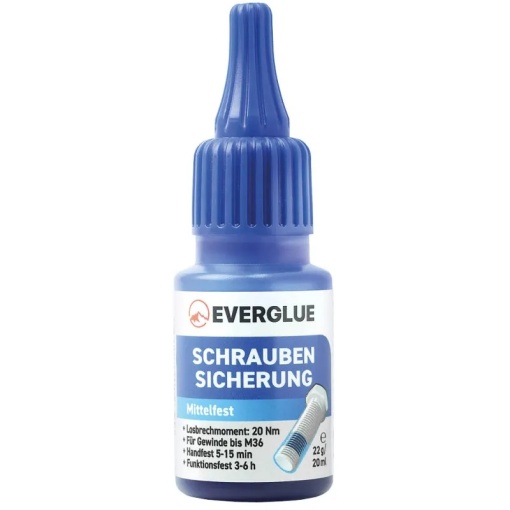 Everglue Threadlocker solutie antidesurubare de rezistenta medie 22g