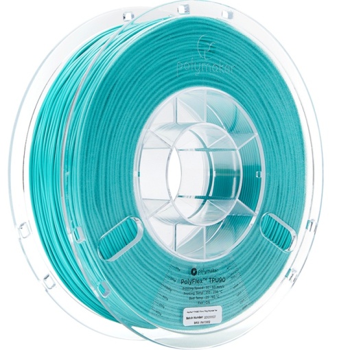 Filament PolyMaker PolyFlex TPU90 Teal 750g