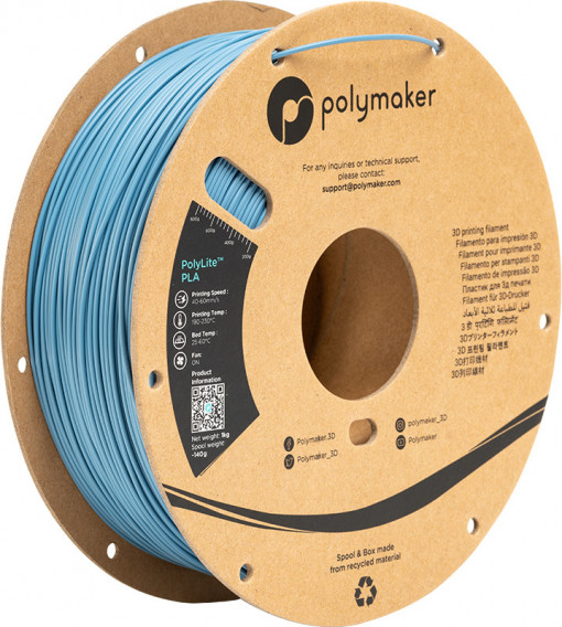 Filament POLYMAKER PolyLite PLA Stone Blue 1Kg