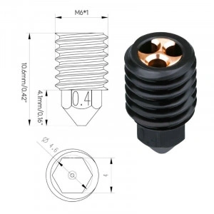 Duza CHT Hardened Steel pentru Bambu Lab-0.6mm