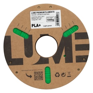 Detaliu înfășurare perfectă filament Lume PLA+ Light Green - Reprapmania