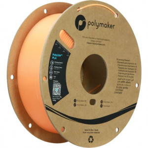 Filament Polymaker PolyLite Luminous PLA Orange 1kg