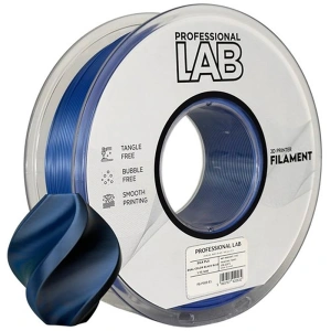 Filament Profesional Lab Silk PLA Dual Color Black Blue 1kg