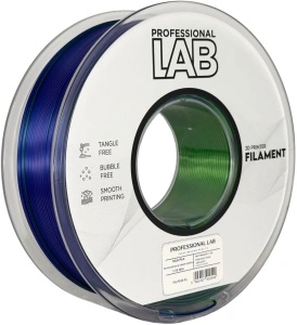 Filament Profesional Lab Silk PLA Tri Color Blue Green Purple 1kg