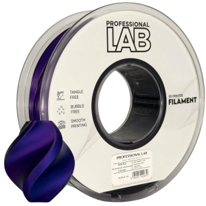 Filament Profesional Lab Silk PLA Tri Color Blue Purple Black 1kg