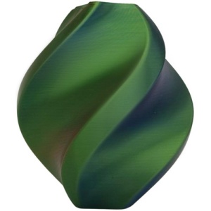 Model 3D printat cu Filament Profesional Lab Silk PLA Tri Color Orange Blue Green - calitate suprafață - RepRapMania