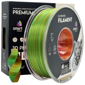 Filament Smart Print Silk PLA Tri Color Red Yellow Green 1kg