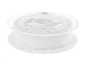 Rolă filament Spectrum PEBA alb 0.8kg, textură flexibilă high-rebound