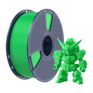 Detaliu textura filament Sunlu PLA+ 2.0 verde disponibil la Reprapmania