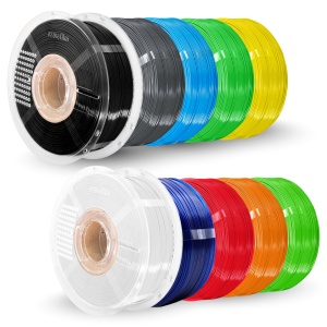 Pachet REFILL Azurefilm PETG Hyper Speed Mix 10kg+2 masterspool
