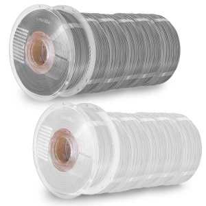 Pachet REFILL Azurefilm PLA White & Grey 10kg+2 masterspool