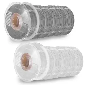 Pachet REFILL Azurefilm PLA White & Grey 10kg+2 masterspool