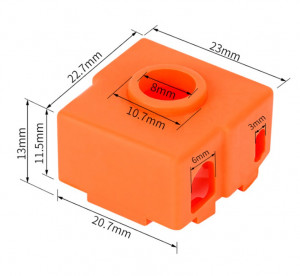 Protectie din silicon, Portocalie, pentru CR6 SE