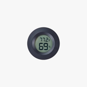 Termometru si higrometru digital cu ecran LCD model circular