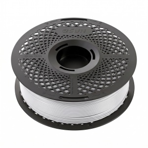 Rolă filament eSUN PETG-Basic White 1kg, vedere din profil