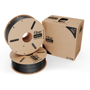 Filament Fiberlogy PETG FiberWORKS Black 2x1kg