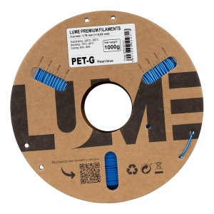 Rolă carton filament 3D Lume PET-G Pearl Blue