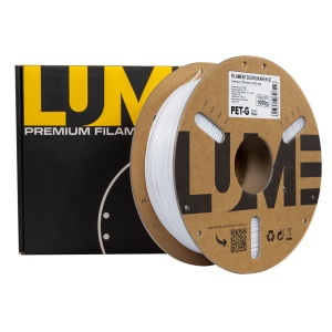Bobină filament Lume PET-G White 1.75mm