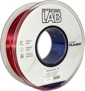 Filament Profesional Lab Silk PLA Dual Color Red Blue 1kg
