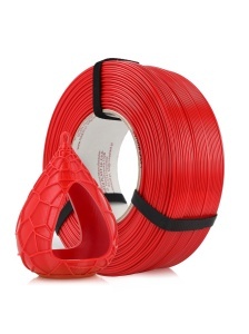 Obiect printat 3D cu filamentul PET-G Standard HS Red de la Rosa 3D, din oferta ReprapMania.