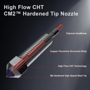 FlowTech Hotend pentru Creality K2 / K2 Plus 