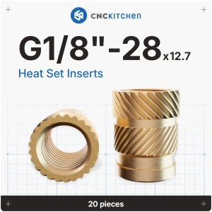 Piulite inserabile G1/8-28x12.7 20buc