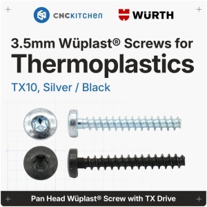 Șurub autofiletant pentru plastic / termoplastic, TX10 3.5x20 mm, Natur - pachet 25 bucăți