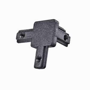 Conector  pentru 3 profile seria 30 negru