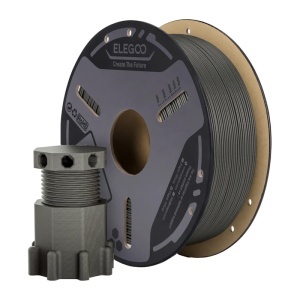 Piesa 3D printata cu filament Elegoo PETG-CF Gri 0.5kg finisaj mat si rola - Reprapmania