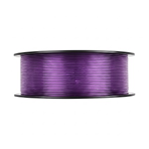 Rolă filament eSUN PETG-Basic Translucent Light Purple 1kg, vedere din față